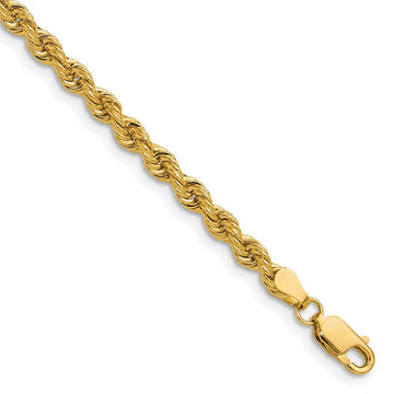Gold (10K & 14K) Regular Rope Chains — 3.8 mm