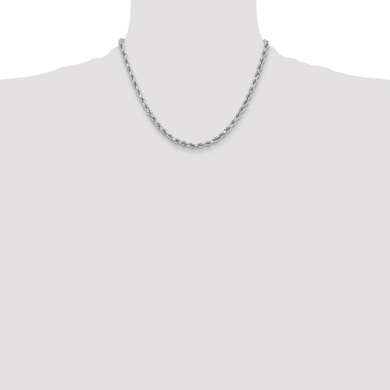 Gold (10K & 14K) Diamond-Cut Rope Chain — 3.75 mm