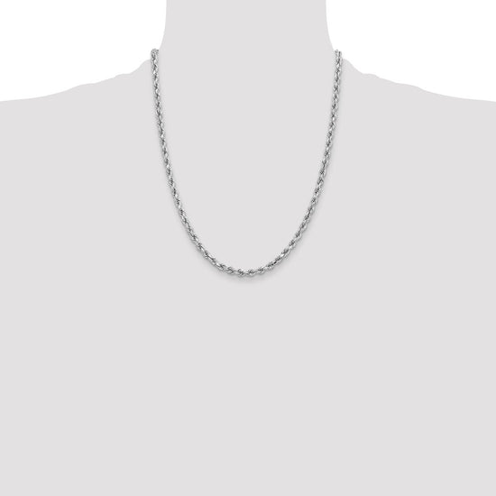 Gold (10K & 14K) Diamond-Cut Rope Chain — 3.75 mm