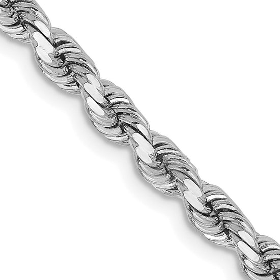 Gold (10K & 14K) Diamond-Cut Rope Chain — 3.75 mm