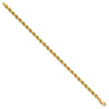 Gold (10K & 14K) Diamond-Cut Rope Chain — 4 mm