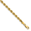 Gold (10K & 14K) Diamond-Cut Rope Chain — 4 mm
