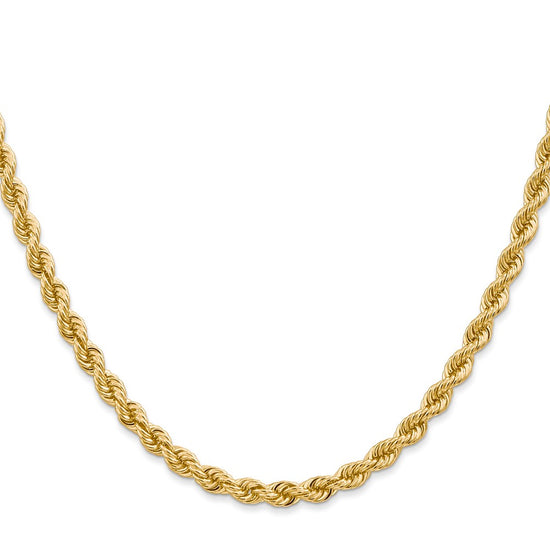 Gold (10K & 14K) Regular Rope Chains — 4 mm