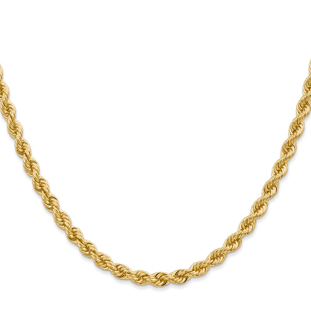 Gold (10K & 14K) Regular Rope Chains — 4 mm
