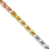 Gold (10K & 14K) Diamond-Cut Rope Chain — 4 mm