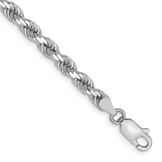 Gold (10K & 14K) Diamond-Cut Rope Chain — 4 mm