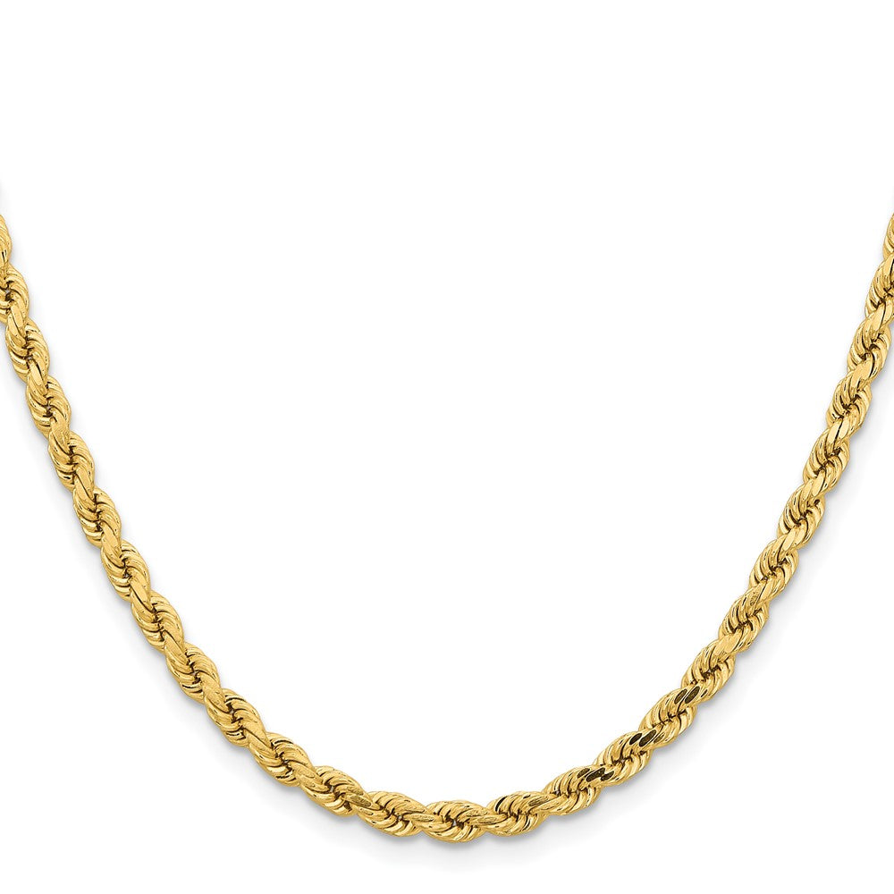 Gold (10K & 14K) Diamond-Cut Rope Chain — 4.25 mm