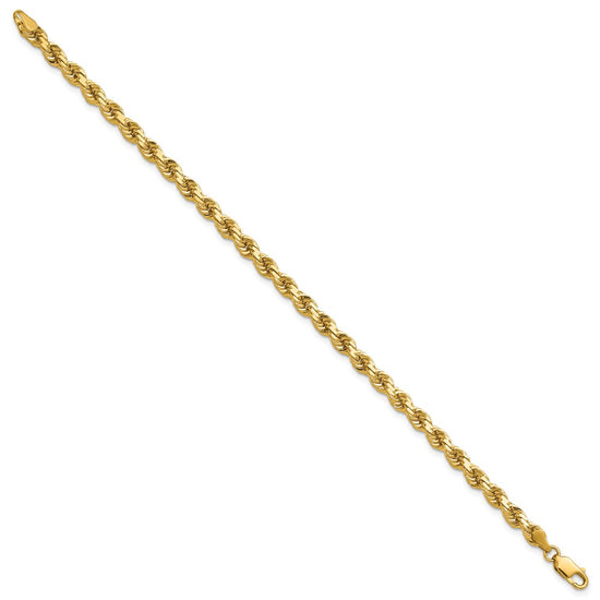 Gold (10K & 14K) Diamond-Cut Rope Chain — 4.25 mm
