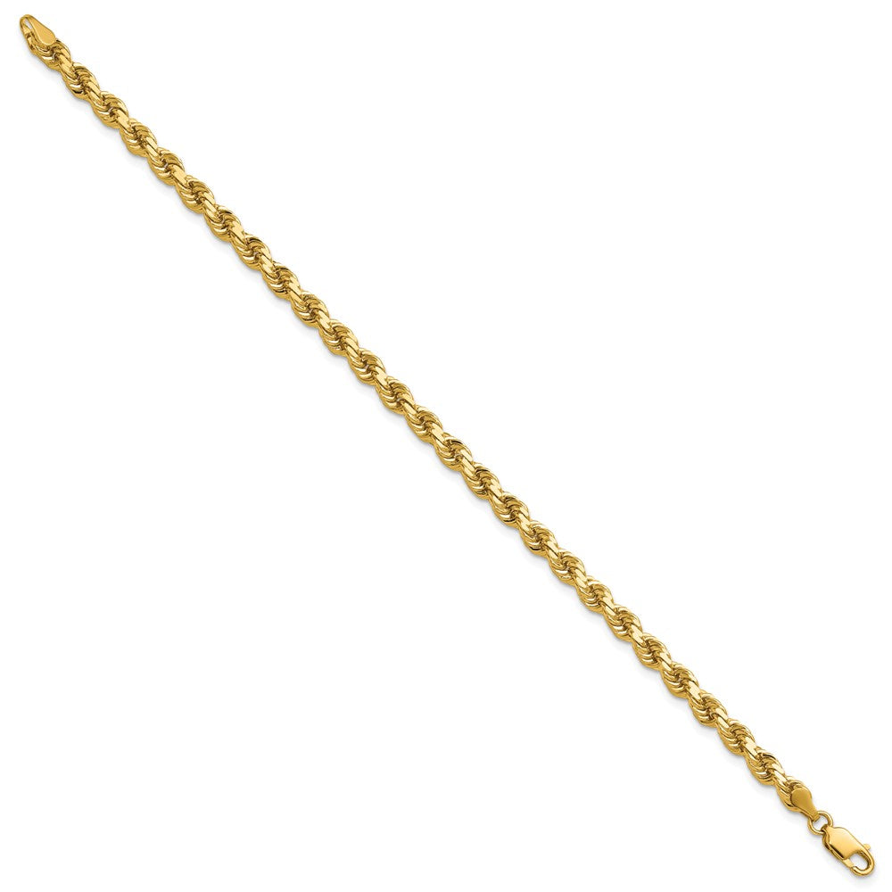 Gold (10K & 14K) Diamond-Cut Rope Chain — 4.25 mm