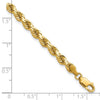 Gold (10K & 14K) Diamond-Cut Rope Chain — 4.25 mm