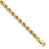 Gold (10K & 14K) Diamond-Cut Rope Chain — 4.25 mm