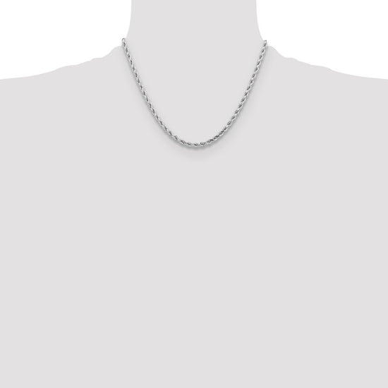Gold (10K & 14K) Diamond-Cut Rope Chain — 4.25 mm