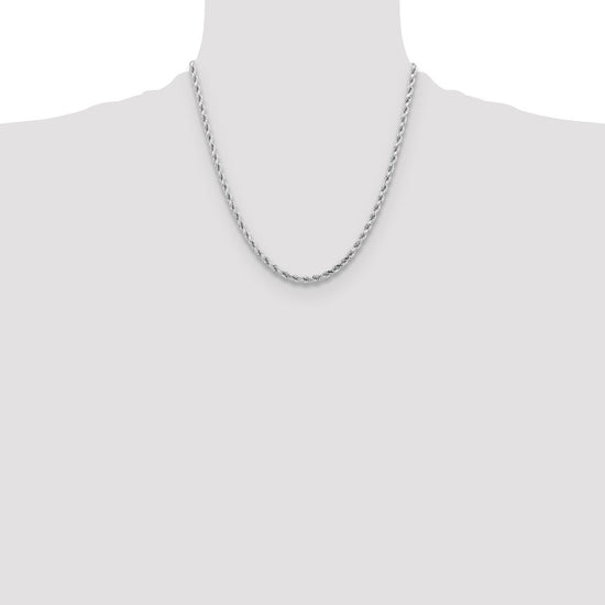 Gold (10K & 14K) Diamond-Cut Rope Chain — 4.25 mm
