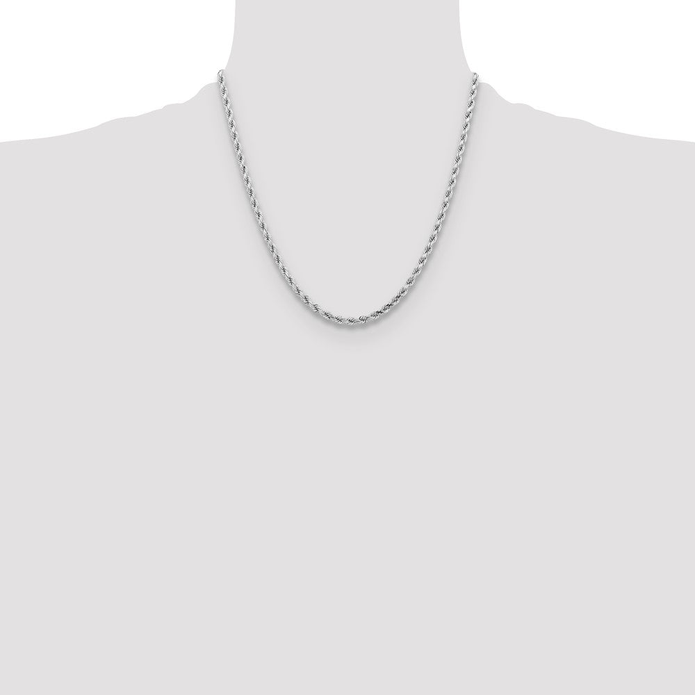 Gold (10K & 14K) Diamond-Cut Rope Chain — 4.25 mm