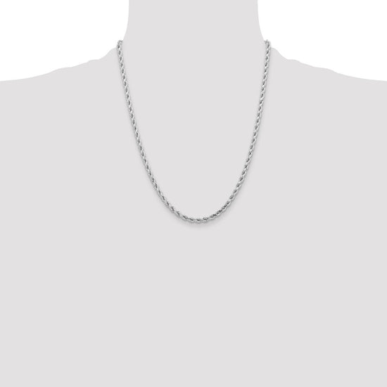Gold (10K & 14K) Diamond-Cut Rope Chain — 4.25 mm