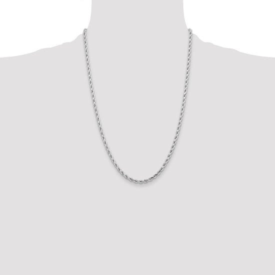 Gold (10K & 14K) Diamond-Cut Rope Chain — 4.25 mm
