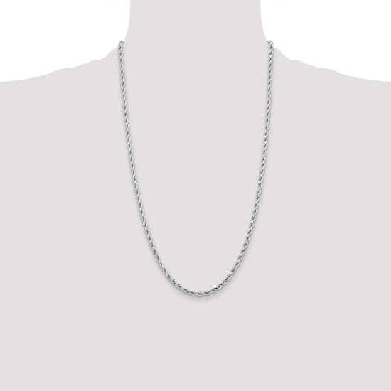 Gold (10K & 14K) Diamond-Cut Rope Chain — 4.25 mm