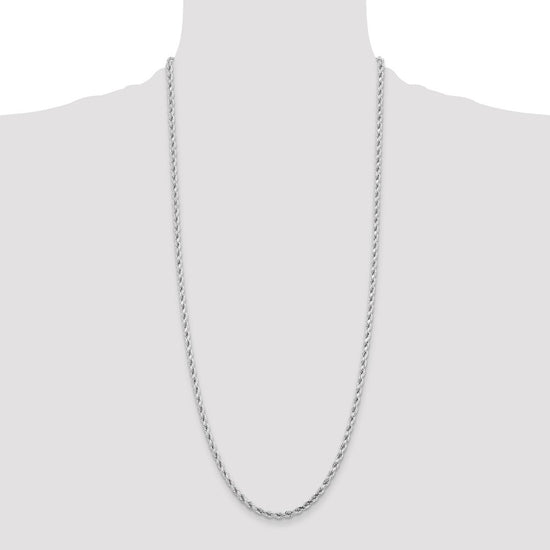 Gold (10K & 14K) Diamond-Cut Rope Chain — 4.25 mm