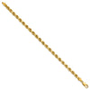 Gold (10K & 14K) Diamond-Cut Rope Chain — 4.5 mm