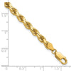 Gold (10K & 14K) Diamond-Cut Rope Chain — 4.5 mm