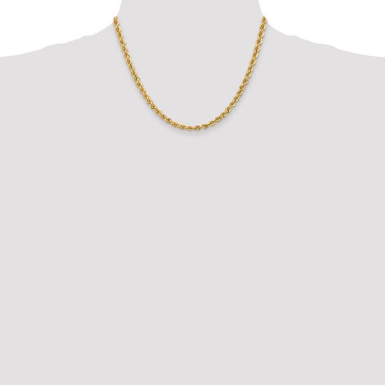Gold (10K & 14K) Regular Rope Chains — 5 mm