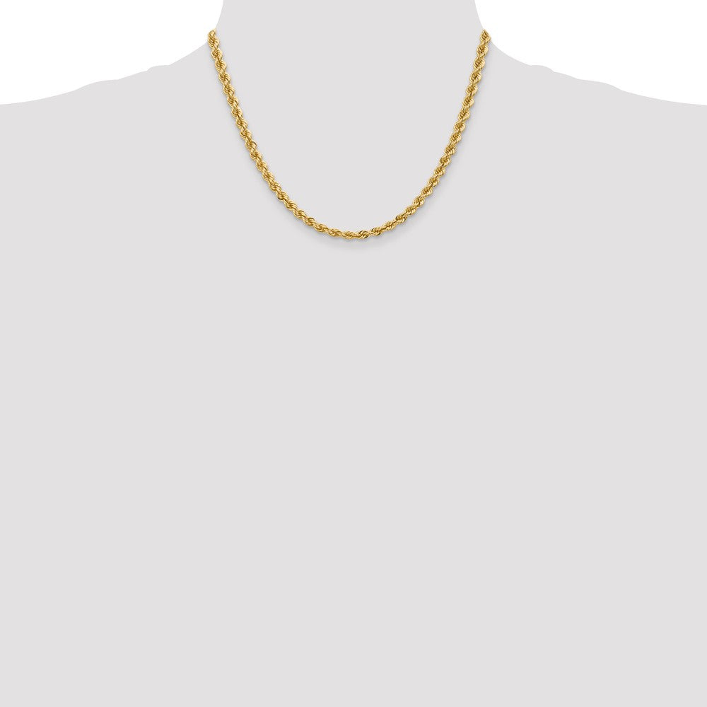 Gold (10K & 14K) Regular Rope Chains — 5 mm