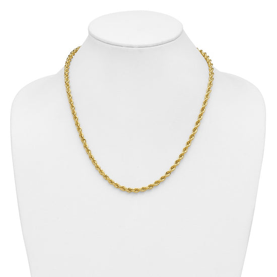 Gold (10K & 14K) Regular Rope Chains — 5 mm