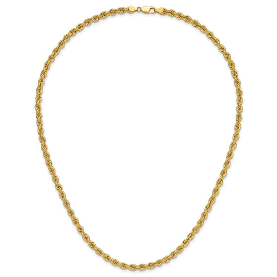 Gold (10K & 14K) Regular Rope Chains — 5 mm