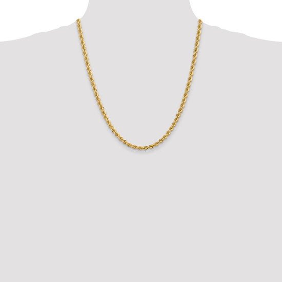 Gold (10K & 14K) Regular Rope Chains — 5 mm