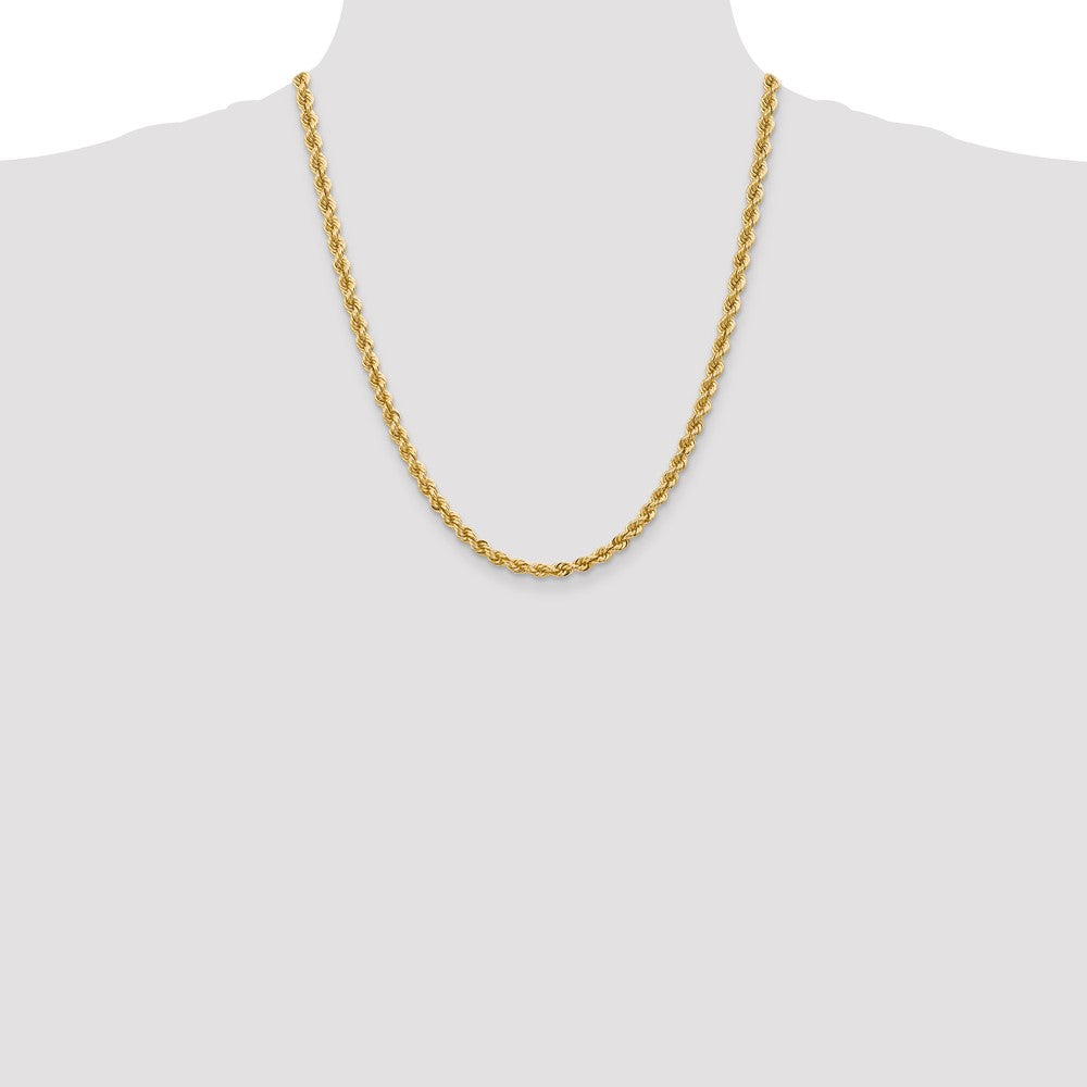Gold (10K & 14K) Regular Rope Chains — 5 mm