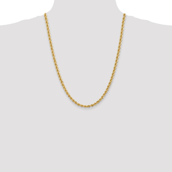 Gold (10K & 14K) Regular Rope Chains — 5 mm