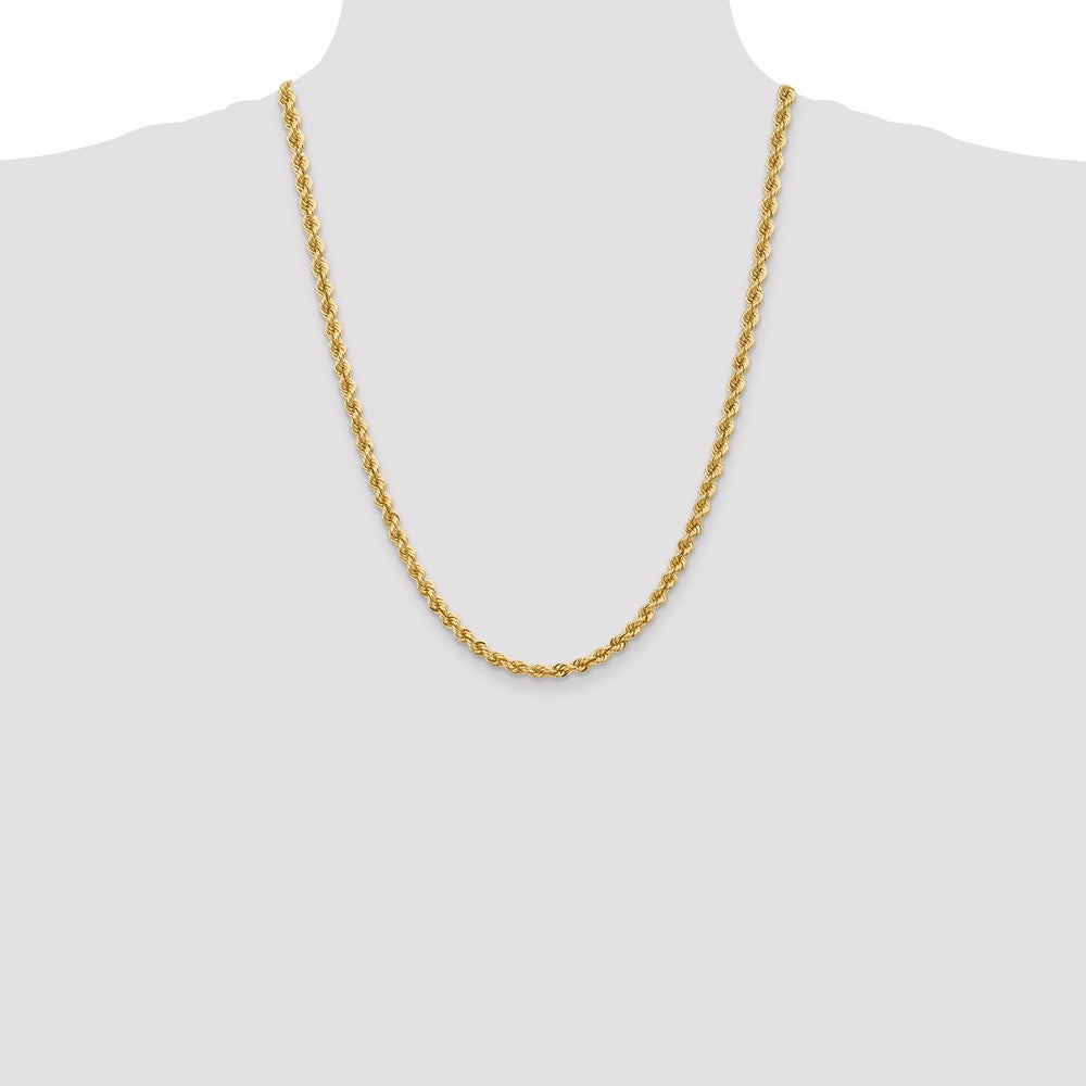 Gold (10K & 14K) Regular Rope Chains — 5 mm