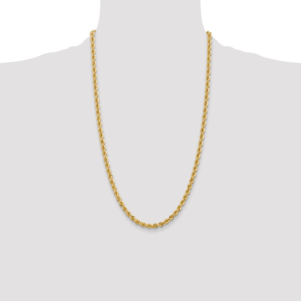 Gold (10K & 14K) Regular Rope Chains — 5 mm