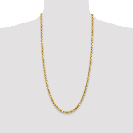 Gold (10K & 14K) Regular Rope Chains — 5 mm
