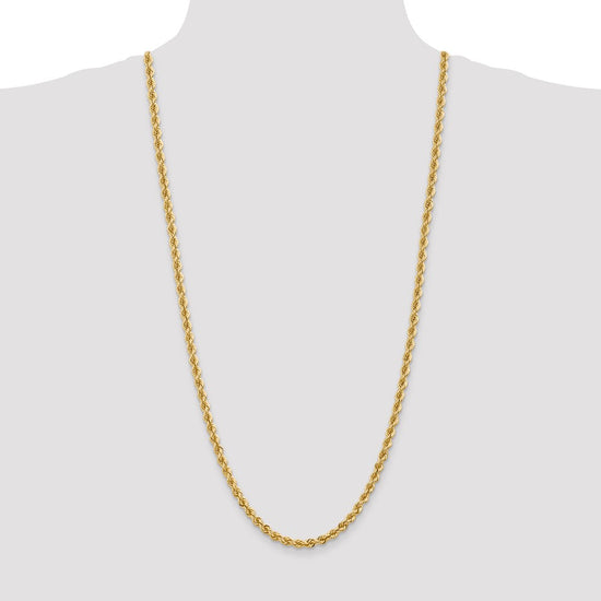 Gold (10K & 14K) Regular Rope Chains — 5 mm