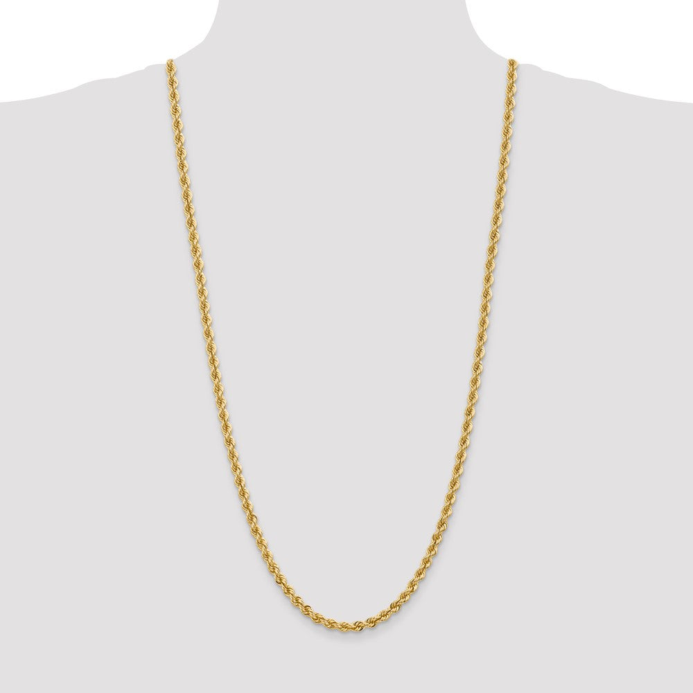 Gold (10K & 14K) Regular Rope Chains — 5 mm