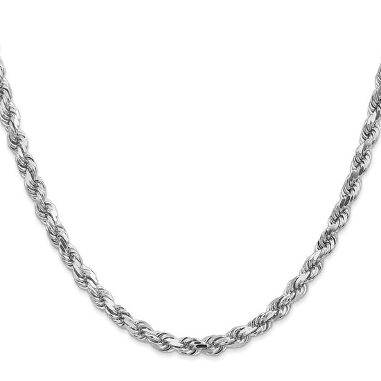 Gold (10K & 14K) Diamond-Cut Rope Chain — 4.5 mm