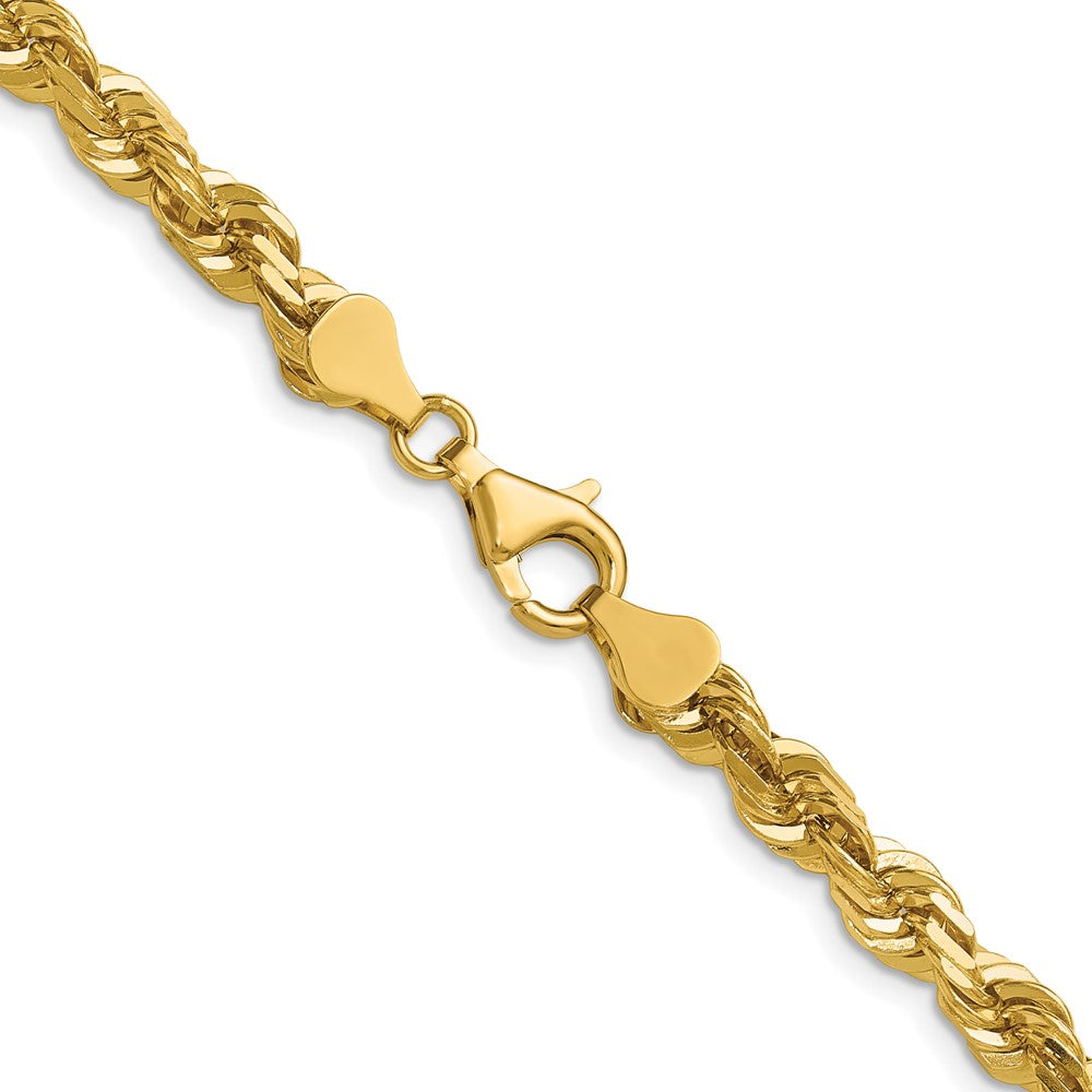 Gold (10K & 14K) Diamond-Cut Rope Chain — 5.5 mm