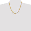 Gold (10K & 14K) Regular Rope Chains — 6 mm
