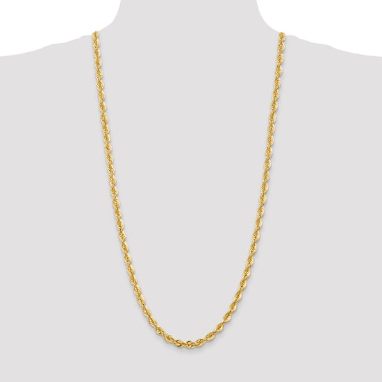 Gold (10K & 14K) Regular Rope Chains — 6 mm