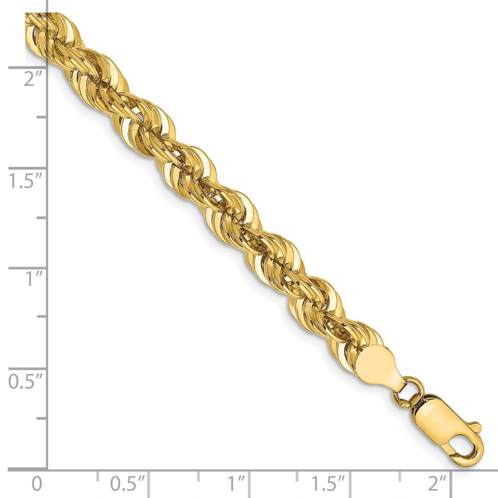 Gold (10K & 14K) Regular Rope Chains — 6 mm