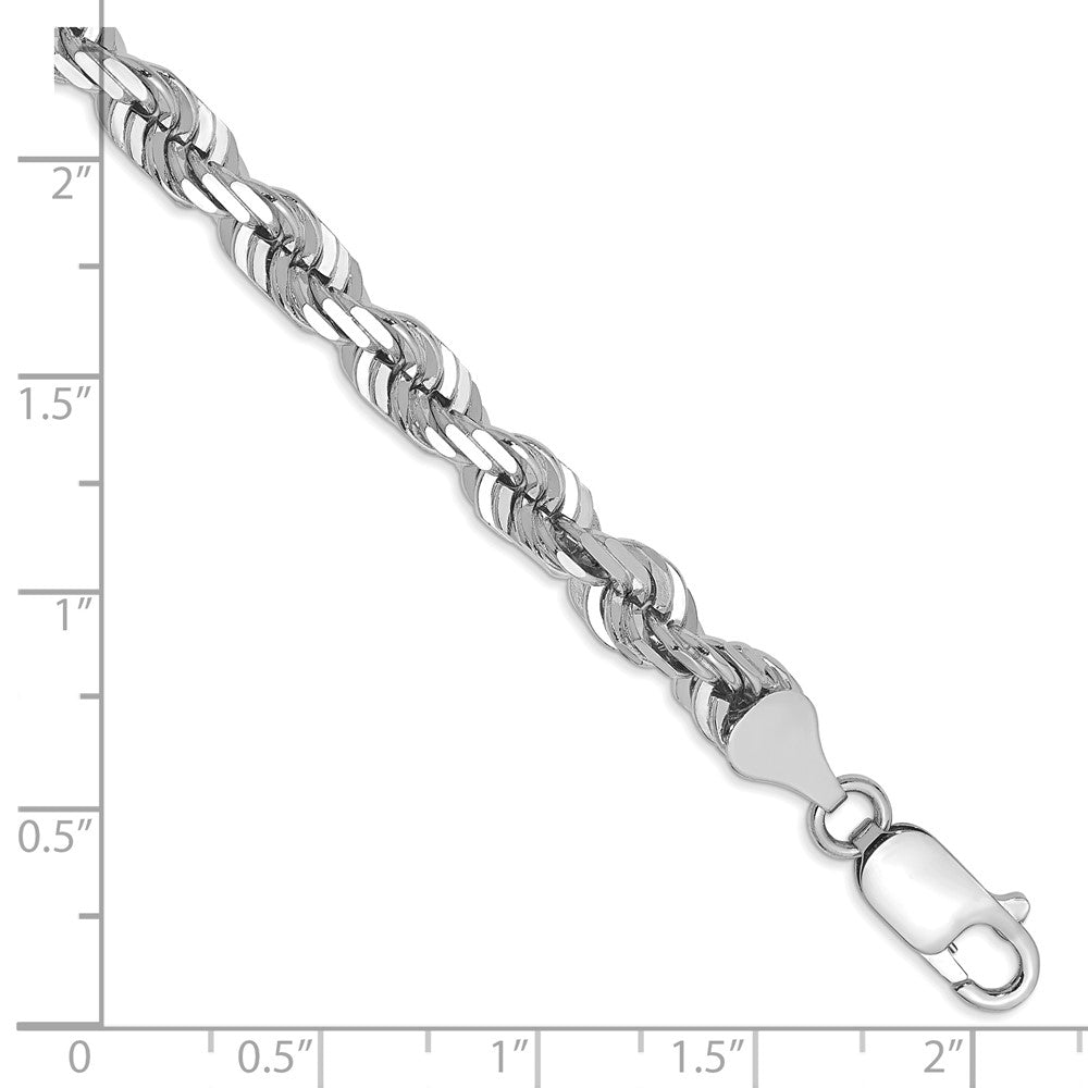 Gold (10K & 14K) Diamond-Cut Rope Chain — 5.5 mm