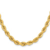 Gold (10K & 14K) Diamond-Cut Rope Chain — 6.5 mm