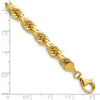 Gold (10K & 14K) Diamond-Cut Rope Chain — 6.5 mm