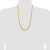 Gold (10K & 14K) Diamond-Cut Rope Chain — 6.5 mm
