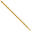 Gold (10K & 14K) Diamond-Cut Rope Chain — 6.5 mm