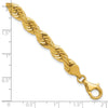 Gold (10K & 14K) Diamond-Cut Rope Chain — 6.5 mm