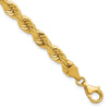 Gold (10K & 14K) Diamond-Cut Rope Chain — 6.5 mm
