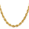 Gold (10K & 14K) Diamond-Cut Rope Chain — 7 mm
