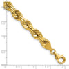Gold (10K & 14K) Diamond-Cut Rope Chain — 7 mm